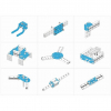 Ресурсный набор Bracket Robot Pack-Blue - «globural.ru» - Курск