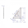 Треугольная пластина из анодированного алюминия Triangle Plate 6*8 (Pair) - «globural.ru» - Курск