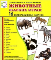 Демонстрационные карточки "Животные жарких стран" - «globural.ru» - Курск