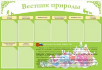 Стенд "Вестник природы" (вариант 4) - «globural.ru» - Курск