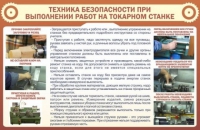 Стенд "ТБ при выполнении работ на токарном станке" - «globural.ru» - Курск