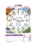 Le temps. Учебно наглядные пособия по французскому языку - «globural.ru» - Курск