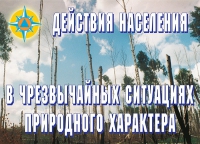 Комплект плакатов "Действия населения в ЧС природного характера" - «globural.ru» - Курск