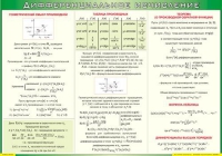 Таблица Дифференциальное исчисление 1000*1400 винил - «globural.ru» - Курск