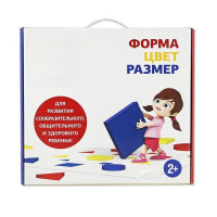 Подвижная развивающая игра "Форма, цвет, размер" - «globural.ru» - Курск