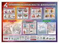 Стенд-уголок "Правила безопасности школьника" - «globural.ru» - Курск