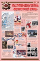 Плакат "Великая Отечественная война: Крах гитлеровского плана «молниеносной войны»" - «globural.ru» - Курск