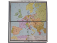 Учебная карта "Европа с 1815 - 1849 г.г." 1180*1070 мм (матовое, 2-стороннее лам.) - «globural.ru» - Курск