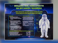Стенд "Воздействие невесомости на организм человека" - «globural.ru» - Курск