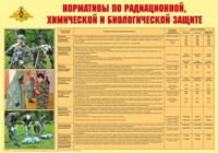 Плакат "Нормативы по радиационной, химической и биологической защите" - «globural.ru» - Курск