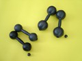 Гантели пластмассовые 0,45 кг с наполнителем - «globural.ru» - Курск