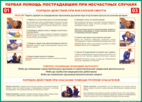 Таблица Порядок действий при внезапной смерти 1000*1400 винил - «globural.ru» - Курск