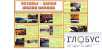 Стенд "Уставы закон жизни воинов" - «globural.ru» - Курск
