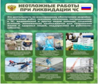 Стенд "Неотложные работы при ликвидации ЧС" - «globural.ru» - Курск