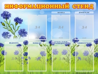 Стенд информационный с 7 карманами - «globural.ru» - Курск