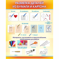 Стенд "Разметка деталей из бумаги и картона" - «globural.ru» - Курск