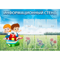 Стенд информационный с 6 карманами - «globural.ru» - Курск