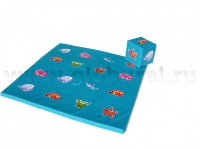 Игровой детский мат «Море» с кубиком (ВИК) - «globural.ru» - Курск