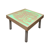 Столик на ножках для рисования песком Радуга. Подсветка RGB - «globural.ru» - Курск