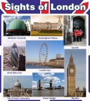 Стенд "Sights of london" - «globural.ru» - Курск