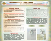 Стенд-уголок "Радиационная, химическая и биологическая защита" - «globural.ru» - Курск