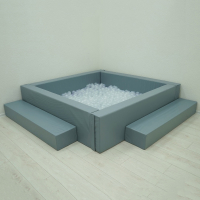 Сухой бассейн с шариками и RGB-подсветкой 190х190 см - «globural.ru» - Курск
