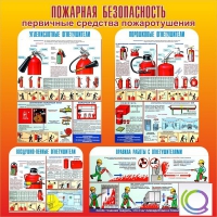 Стенд "Пожарная безопасность" (вариант 2 в ассортименте) - «globural.ru» - Курск