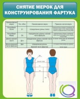 Стенд "Снятие мерок для конструирования фартука" - «globural.ru» - Курск