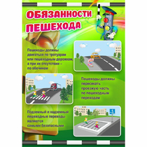 Стенд "Обязанности пешехода" - «globural.ru» - Курск