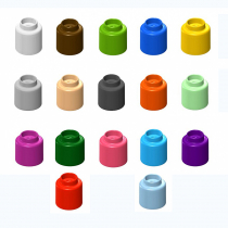  Элемент конструктора одиночный одноцветный Color Blocks 100 штук - «globural.ru» - Курск
