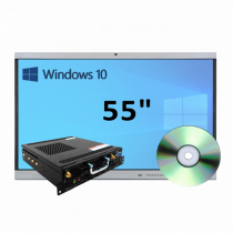 Интерактивная панель 55" (встроенный ПК, Win10) - «globural.ru» - Курск