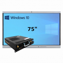 Интерактивная панель 75" (встроенный ПК, Win10, Intel i5) - «globural.ru» - Курск