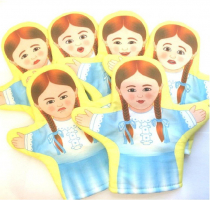 Набор кукол - рукавичек  "Эмоции. Девочки" - «globural.ru» - Курск