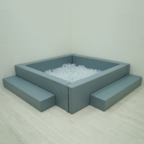 Сухой бассейн с шариками и RGB-подсветкой 140х140 см - «globural.ru» - Курск