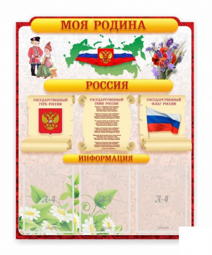 Стенд "Наша родина Россия" - «globural.ru» - Курск