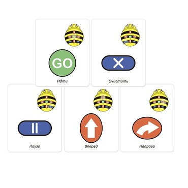 Набор карточек для программирования мини-робота Bee-Bot - «globural.ru» - Курск