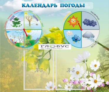 Стенд "Календарь погоды" - «globural.ru» - Курск
