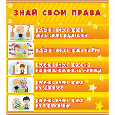 Стенд "Знай свои права" - «globural.ru» - Курск