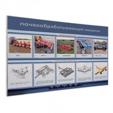 Электрифицированный светодинамический стенд «Почвообрабатывающие машины» - «globural.ru» - Курск