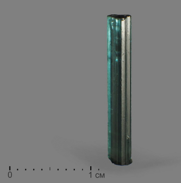 Турмалин (индиголит), кристалл - «globural.ru» - Курск