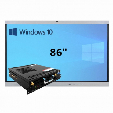 Интерактивная панель 86" (встроенный ПК Win10, Intel i5) - «globural.ru» - Курск